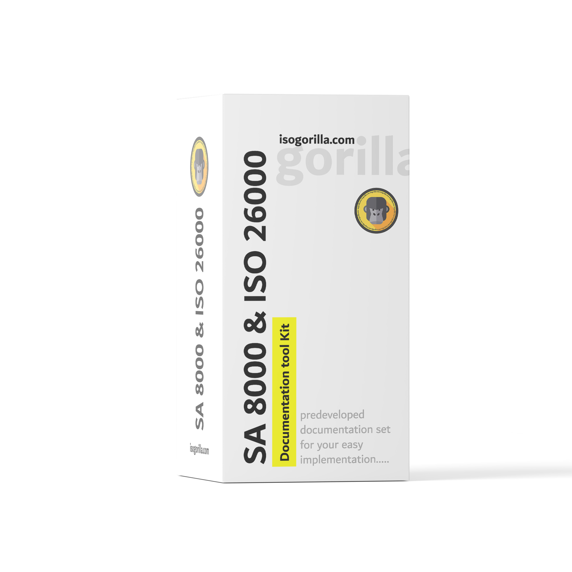 isogorilla.com SA 8000 and ISO 26000 documentation toolkit